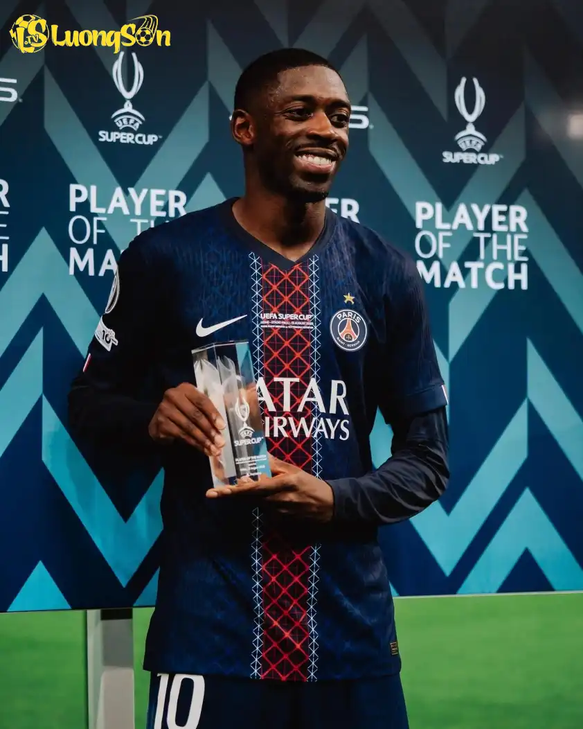 Dembele xuất sắc nhất trận đấu giữa PSG và Tottenham