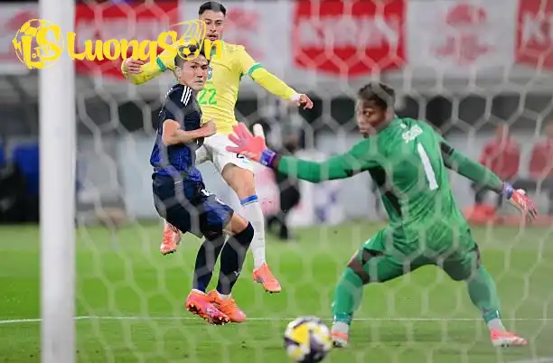 Brazil đã dẫn trước Nhật Bản trong hiệp 1 Brazil đã dẫn trước Nhật Bản trong hiệp 1